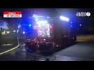 VIDÉO. Un incendie détruit un appartement : une personne hospitalisée au CHU d'Angers