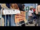 Calais : le lycee Coubertin bloqué par des élèves