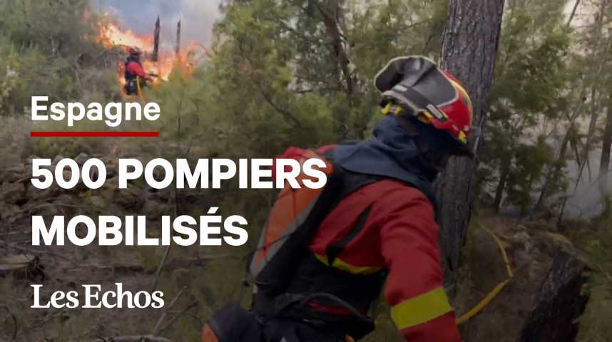 Illustration pour la vidéo L’Espagne touchée par son premier feu de forêt majeur de l’année