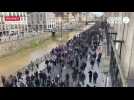 VIDÉO. Grève du 28 mars : la foule arrive à République à Rennes