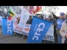 Demonstration in Clermont-Ferrand against the pension reform - Label : AFPTV - First images - Category : News
