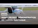 Reims-Prunay, démonstration de l'avion électrique