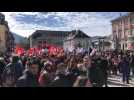 Chambéry : les manifestants se retrouvent place du palais de justice