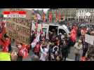 VIDÉO. Grève du 28 mars : des milliers de personnes manifestent à Quimper