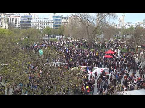 Pensions: the march arrives at Place de la Nation in Paris
