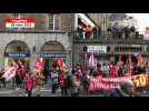 VIDÉO. Fougères : les manifestants protestent devant la permanence du député Thierry Benoit