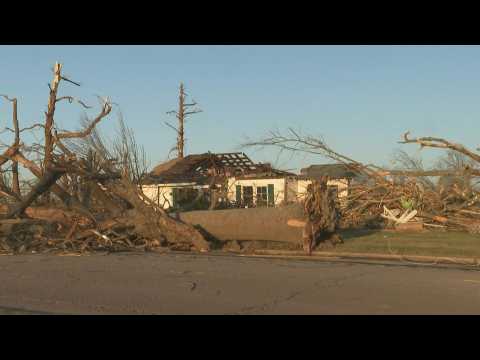 Images of tornado damage in Rolling Fork, Mississippi