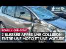 Accident entre une moto et une voiture à Romilly-sur-Seine ce dimanche soir