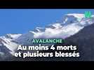 Haute-Savoie : Aux Contamines, une avalanche au glacier d'Armancette fait 4 morts
