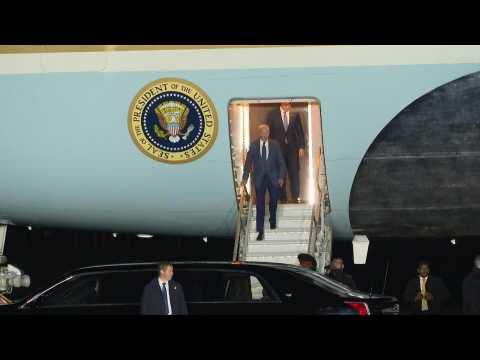 US President Joe Biden arrives in Belfast for 25th anniversary of Good Friday agreement