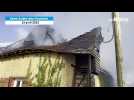 VIDÉO. Une maison part en fumée en Sarthe, de nombreuses explosions entendues