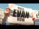 Washington: rassemblement pour la libération du journaliste détenu en Russie