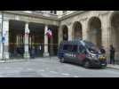 Pensions: Police outside the constitutional court in Paris - Label : AFPTV - First images - Category : News