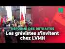 Réforme des retraites : le siège de LVMH à Paris envahi par des manifestants
