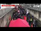 VIDÉO. Le cortège de manifestants se dirige vers le pont d'Ancenis