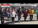 VIDÉO. À Saint-Brieuc, les manifestants contre la réforme des retraites tapent du pied