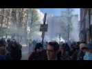 Manifestation à Lille : les forces de l'ordre ont envoyé des gazs lacrymogènes