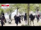 VIDÉO. Réforme des retraites : des tirs de dispersion dans le jardin du Mail à Angers