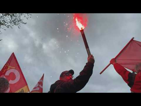Protesters rally in Rennes after top court approves pension reform