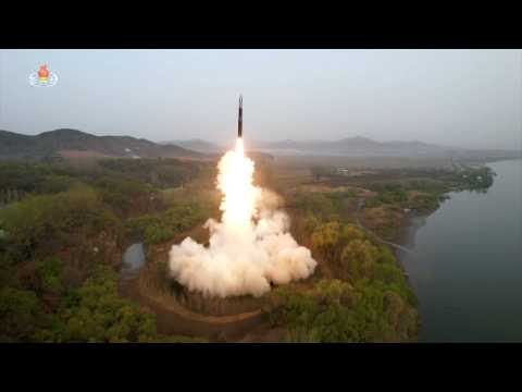 North Korea fires 'solid-fuel' intercontinental ballistic missile
