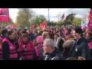 Les manifestants à Lorient, ce vendredi 14 avril