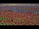 Record mondial du plus grand spectacle de danse Bihu en Inde
