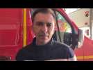 Eric Agrinier, lieutenant colonel chez les pompiers du Gard évoque la livraison de nouveaux matériels.