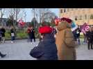 Manifestation avec casseroles à Dieppe