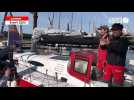 VIDÉO. L'équipage japonais du voilier Milai accueilli en héros à Lorient après son tour du monde