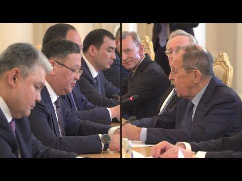 Russia's Lavrov meets new Kazakh Foreign Minister Murat Nurtleu