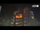 VIDEO. Incendie en pleine nuit à Hérouville-Saint-Clair