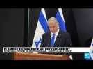 Flambée de violence au Proche-Orient Netanyahu promet de protéger Israel sur tous les fronts