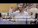 Après-match Lille - Champagne Basket avec la réaction de Thomas Andrieux