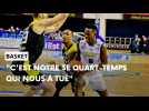 Après-match Lille - Champagne Basket avec la réaction de Samir Gbetkom meneur de l'Union marnaise