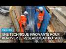 Seconde vie pour la conduite d'eau rue Courtalon à Troyes