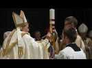 Veillée pascale pour le pape avant la traditionnelle bénédiction 