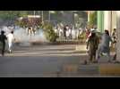 Police clash with protesters in Peshawar following Imran Khan's arrest