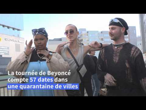 VIDEO : Stockholm : des fans venus du monde entier pour le dbut de la tourne de Beyonc