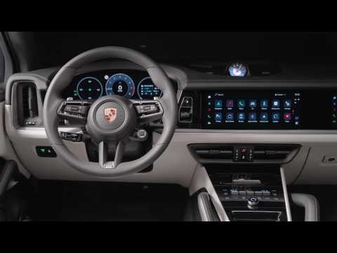 The new Porsche Cayenne Interior Design in Studio
