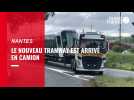 VIDEO. Arrivée du nouveau tramway de Nantes par camion