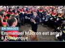 Emmanuel Macron est arrivé à Dunkerque
