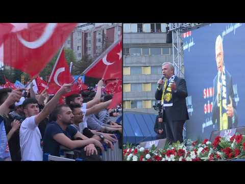 Opposition hold last rally in Ankara before Turkish elections