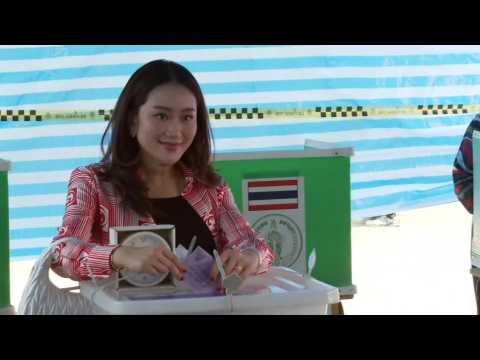 Thailand: Paetongtarn Shinawatra votes in general election