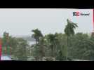 Vent et pluie en Birmanie à l'approche du cyclone Mocha