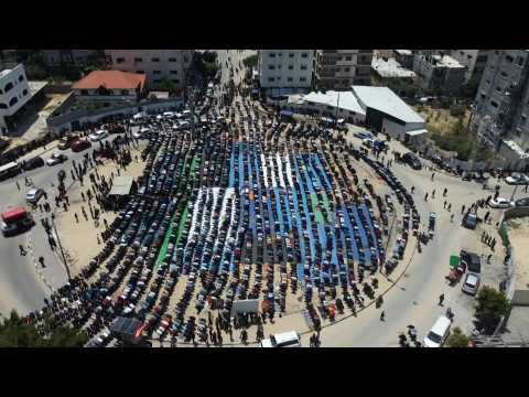 Hundreds of Palestinians hold funeral for Islamic Jihad official