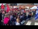 Trith-Saint-Léger: manifestation en soutien des salariés de Valdunes