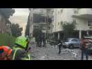 Destruction in Israel's Rehovot after rocket strike from Gaza