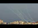 Barrage of rockets fired from Gaza Strip towards Israel
