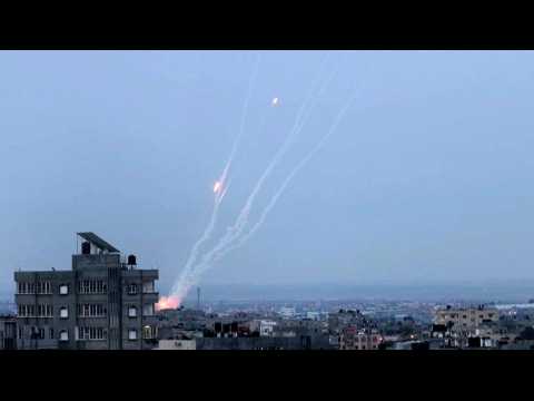 Rockets launched from Gaza Strip towards Israeli territories