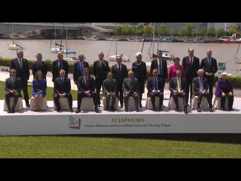 Japan: G7 finance ministers and central bank governors pose for photo